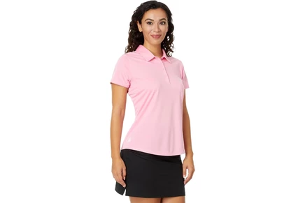 adidas Golf Performance Solid Short Sleeve Golf Polo Shirt
