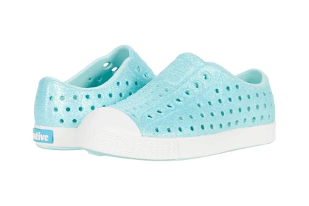 Детские кеды Native Shoes Kids Jefferson Bio-Bling, пурпурно-белые