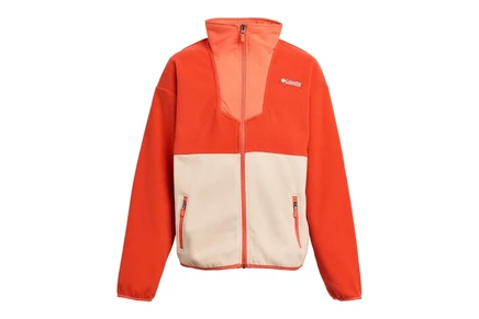 Columbia Kids Sequoia Grove Full Zip Fleece (Little Kid/Big Kid) super sonic/zing/ancient fossil