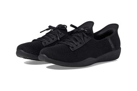 Женские кроссовки Skechers Newbury St Our Time, черные