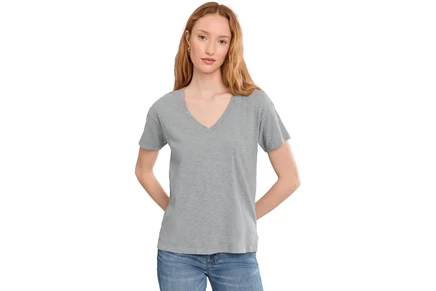 Женская футболка Mod-o-doc Short Sleeve V-Neck Boxy Tee