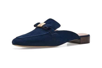 Женские мюли Cole Haan Pasha, тёмная замша/чёрные