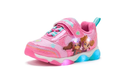 Кроссовки для девочек Josmo Paw Patrol светящиеся, розовые