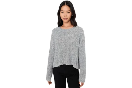 Свитер Eileen Fisher Peruvian Cotton Cloud Twist Crew Neck Sweater