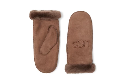 Унисекс варежки UGG с сенсорной ладонью из овчины, allspice