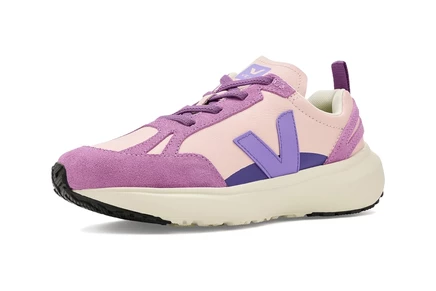 Детские кроссовки VEJA Small Canary, розово-фиолетовые