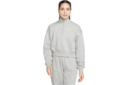 Женский свитшот Nike Sportswear Phoenix Fleece 1/4-zip Cropped Sweatshirt