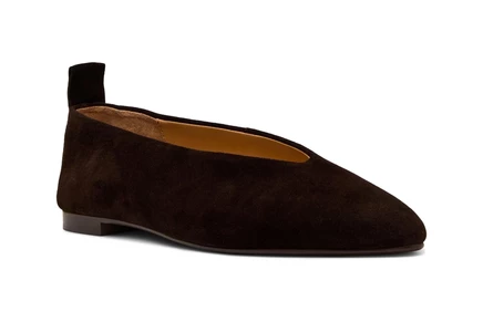 Женские балетки Steve Madden Swanky, шоколадные замшевые