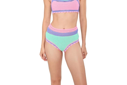 Beach Riot Karmen Bottoms sea breeze crochet