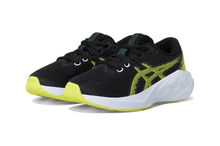Детские кроссовки ASICS Novablast 5, черно‑цитроновые