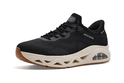 SKECHERS Uno Glide-Step - Air Gliders Hands Free Slip-Ins true black