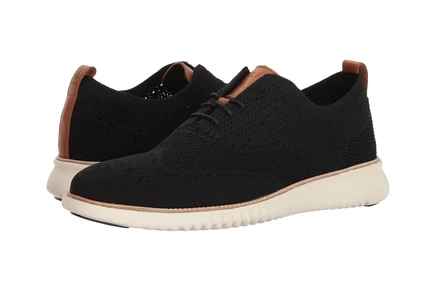 Мужские оксфорды Cole Haan 2.Zerogrand Stitchlite, черный/слоновая кость