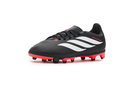 Детские футбольные бутсы adidas Predator Club FG/MG, черно-бело-красные