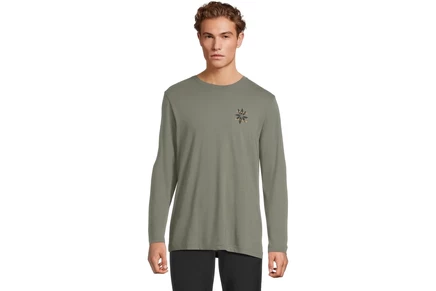 Мужская футболка TravisMathew Big Bay, темно-оливковая