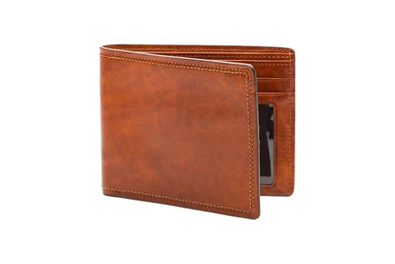 Унисекс кошелек Bosca Executive I.D., янтарный