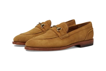Мужские лоферы Allen Edmonds Randolphbit замшевые, песочные