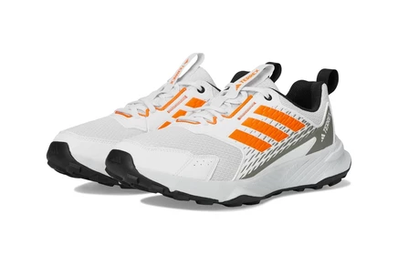 Женские трейловые кроссовки Adidas Outdoor Terrex Tracefinder 2, серо‑оранжевые