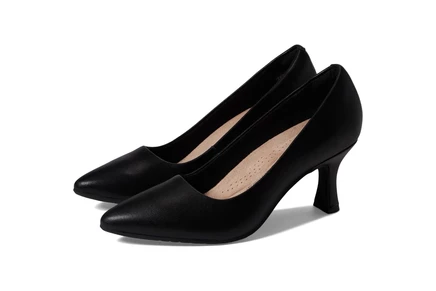 Clarks Kataleyna Gem black leather