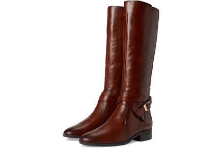 deep saddle brown leather