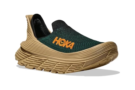 Унисекс кроссовки Hoka Restore TC, зеленый/хаки