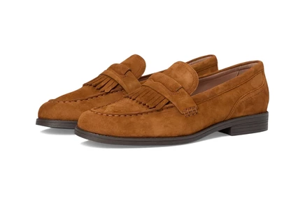 Женские лоферы Cole Haan Stassi Kiltie, табачный замш