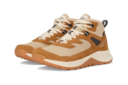 Женские кроссовки KEEN Hightrail Mid Waterproof safari/chipmunk
