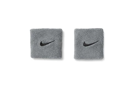 Напульсники Nike Swoosh Classic, 2 шт., серо-черные