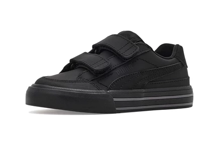 Детские кроссовки Puma Court Classic Vulc, черно-серые
