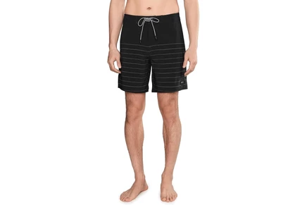 Мужские плавательные шорты RVCA Steady Stripe, черные