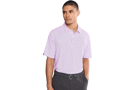 Мужская рубашка Callaway Trademark Golf Printed Polo