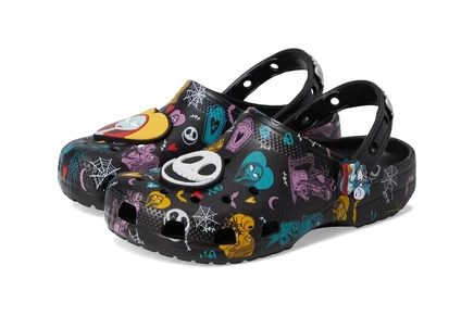 Детские сабо Crocs Jack Skellington, многоцветные