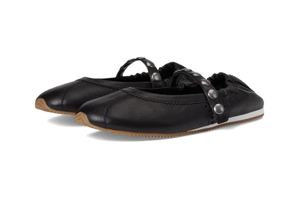 Женские балетки Steve Madden Anaya, черные с заклепками