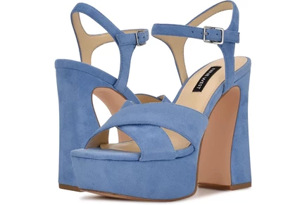 Nine West Glows 2 medium blue suede