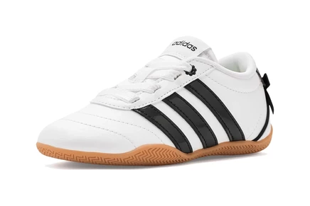 Детские кроссовки adidas Grand Court Low, бело-черно-желтые