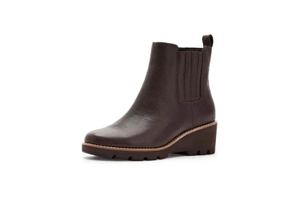 dark brown leather