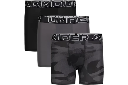 Детские боксеры Under Armour Performance Tech, 3 шт. черные