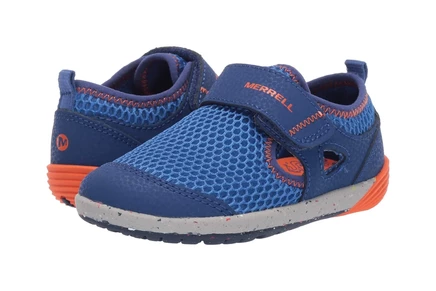 Сандалии для малышей Merrell Bare Steps H20, сине-оранжевые
