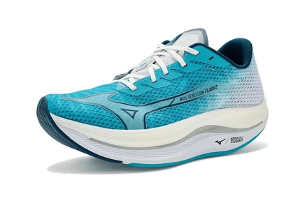 Женские кеды Mizuno Wave Rebellion Flash 2, сине-бирюзовые