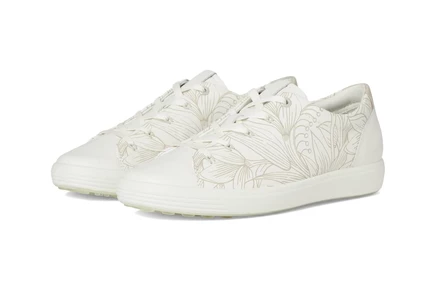 Женские кроссовки ECCO Soft 7 Floral Sneaker white floral