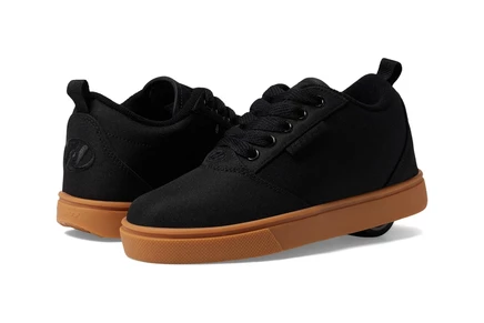 Унисекс кеды с колесом heelys Pro 20, черно-коричневые