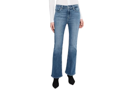 Джинсы Paige High-Rise Laurel Canyon Petite in Monaco Mist