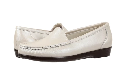 SAS Simplify Comfort Loafer pearl bone