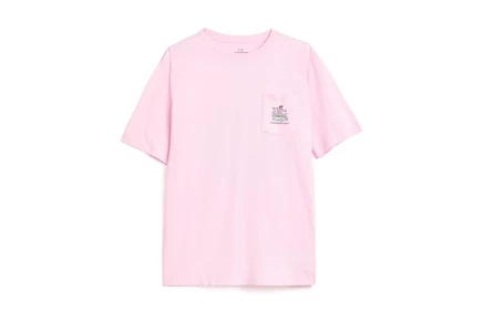 Детская футболка Vineyard Vines Edgartown, розовая