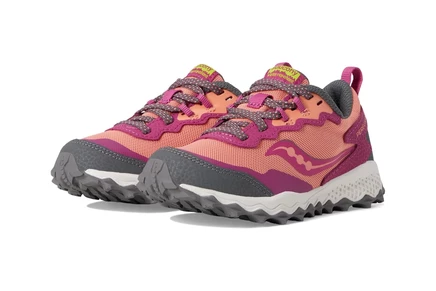 Унисекс кроссовки Saucony Peregrine KDZ, ягодно-коралловые