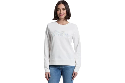 Женский свитшот L.L.Bean Peaks Island Crewneck Logo