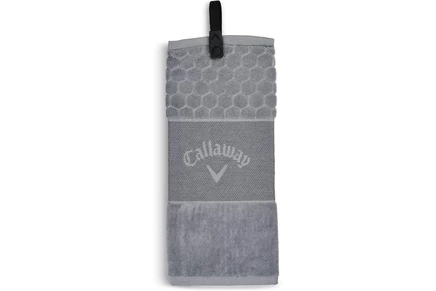Полотенце для гольфа Callaway Trifold, серебристое