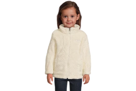Детская флисовая куртка Columbia Kids Fire Side Sherpa, белая