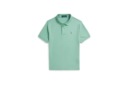 Детская футболка-поло Polo Ralph Lauren, целадон