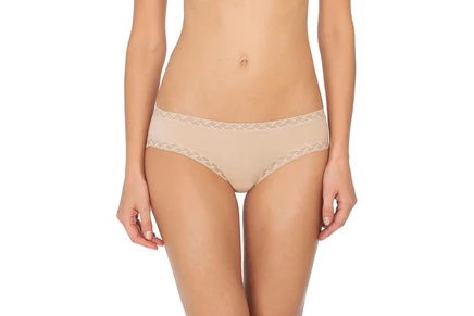 Женские трусы Natori Bliss хлопковые, кофейные