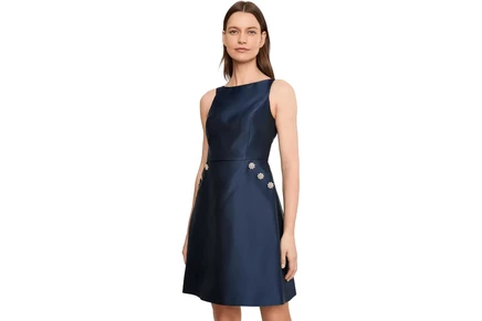 Платье Adrianna Papell Pocket Trim Short Dress